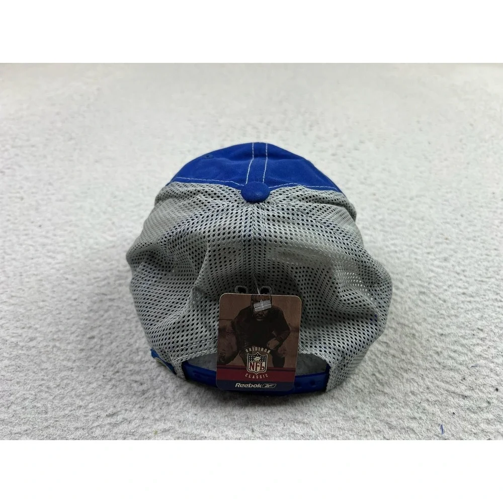 Indianapolis Colts Hat Cap Snap Back Mens One Size Blue Gray NFL Football Reebok